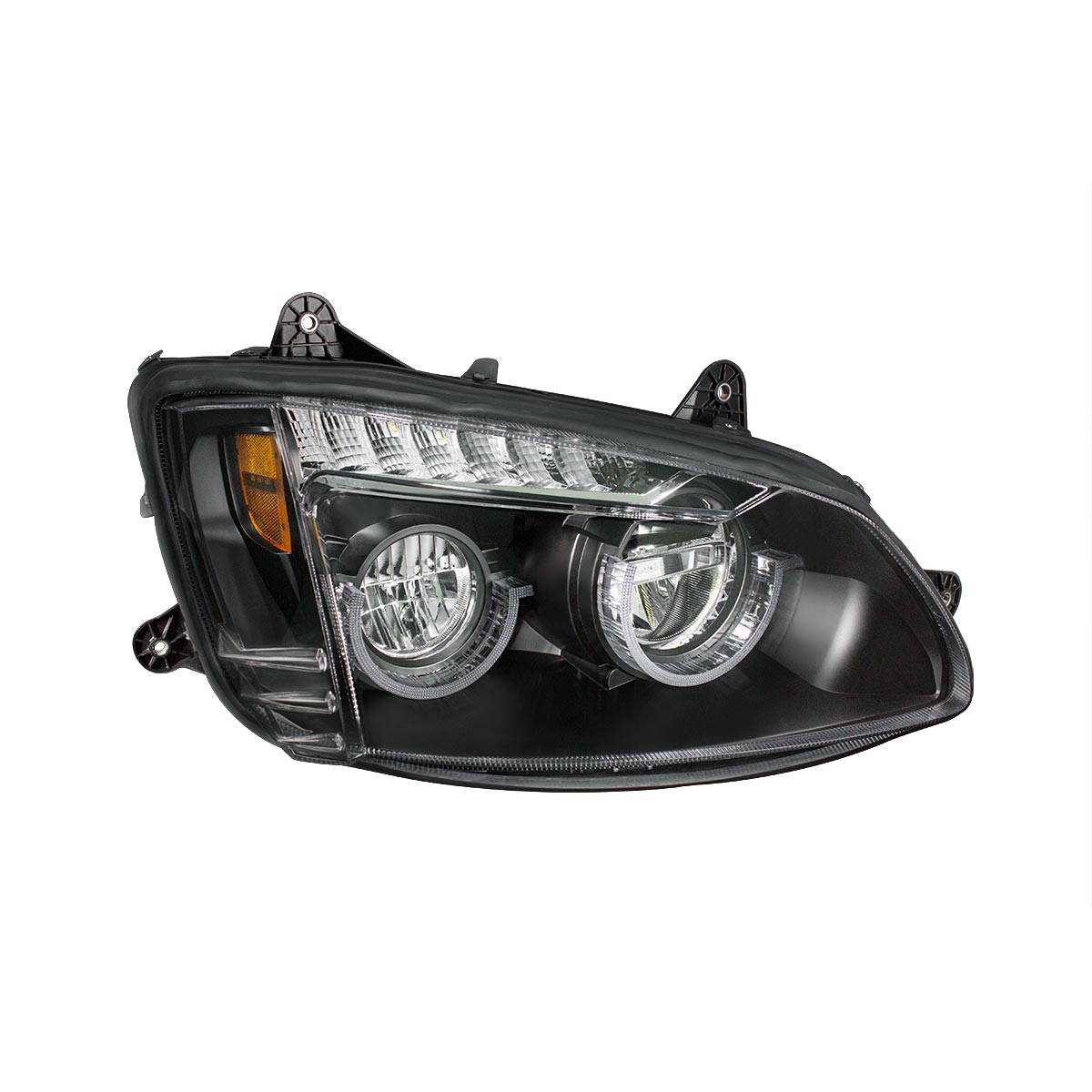 Blackout Full LED Headlight For 2008-2017 Kenworth T660-Passenger