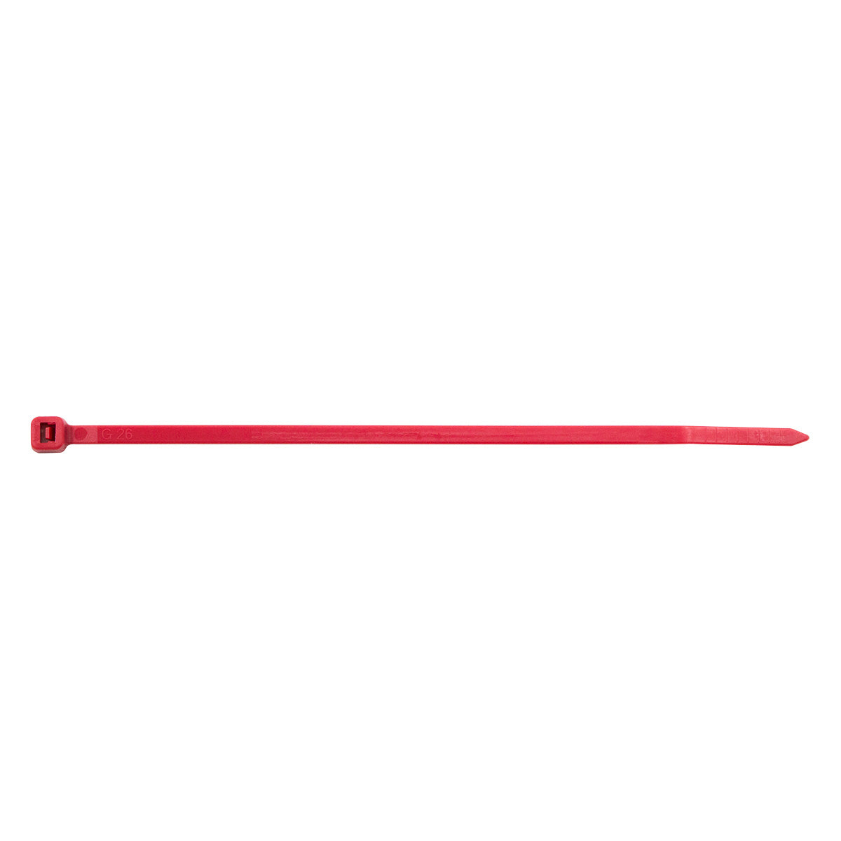 5.5" Red Nylon Cable Zip Ties 40 Lbs (25-Pack)