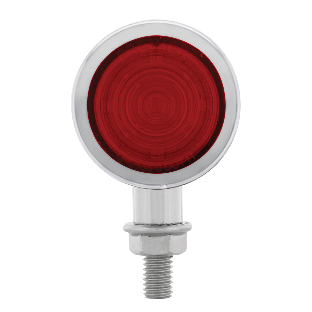9 LED Dual Function Mini Bullet Light - Red LED/Red Lens