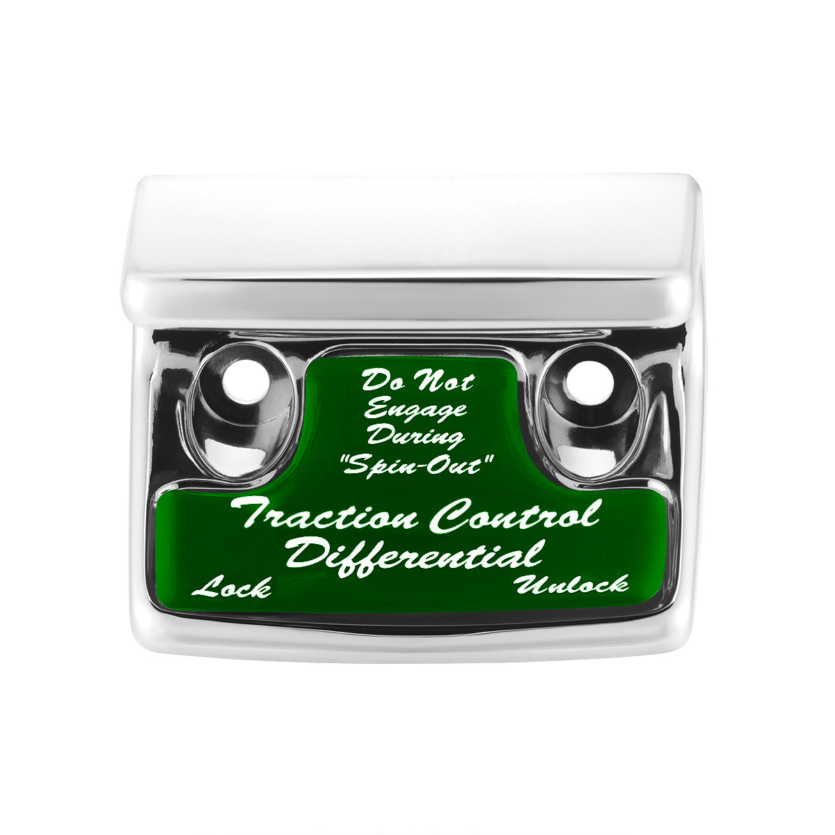"Traction Control Differential" Switch Guard With Green Sticker