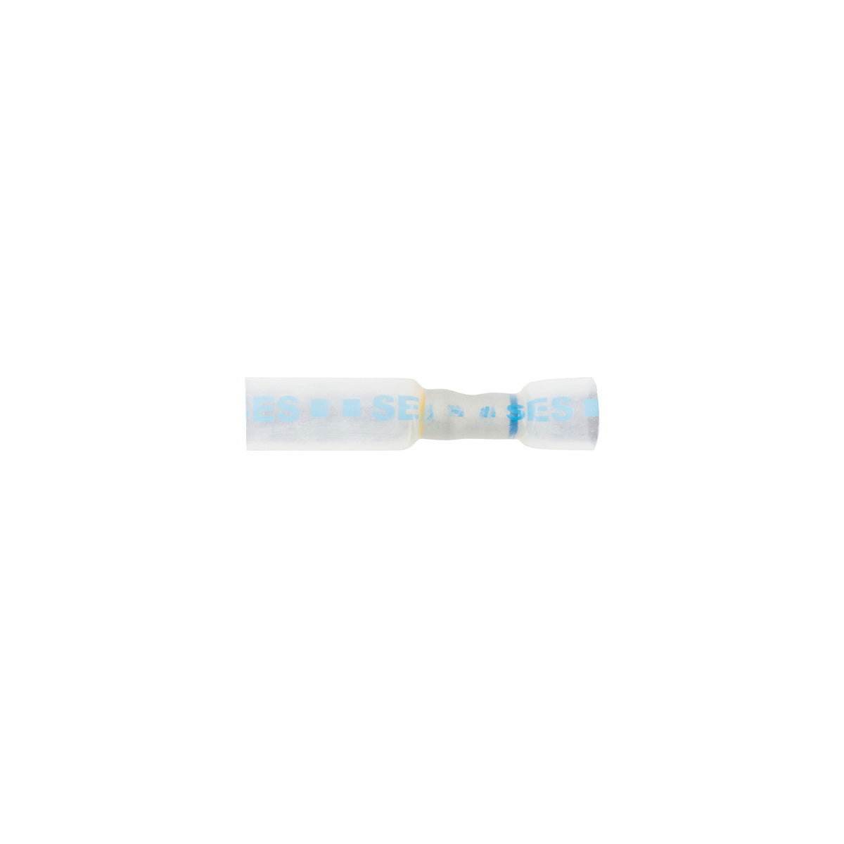 16-14 to 12-10 AWG CS Multi-Wire Heat Shrink Connector - Clear w/ Blue Dash (5-Pack)