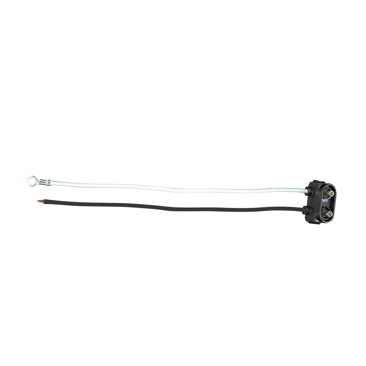 2 Wire Pigtail With 2 Prong Vertical Style Plug-6" Lead (Card)