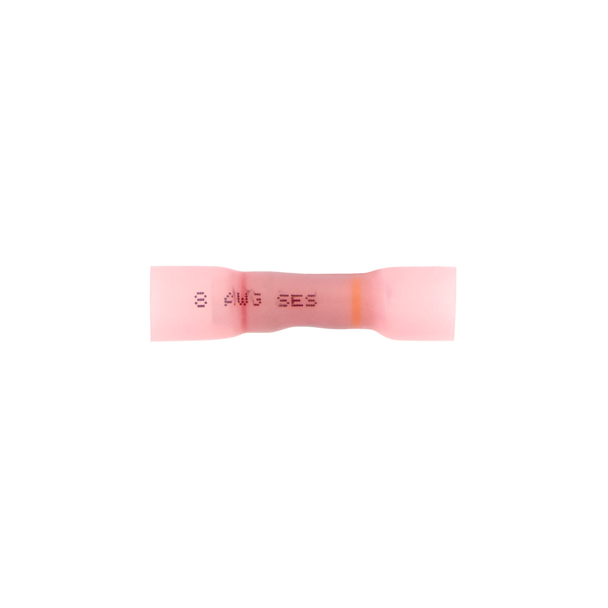 12-10 to 8 AWG CS Heat Shrink Step-Down Butt Connector - Pink (10-Pack)