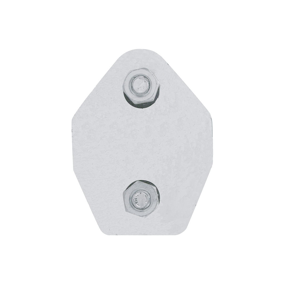 30" Stainless 45-Degree Angled Heavy Duty Mud Flap Hangers - 2.5" Bolt Pattern (Pair)