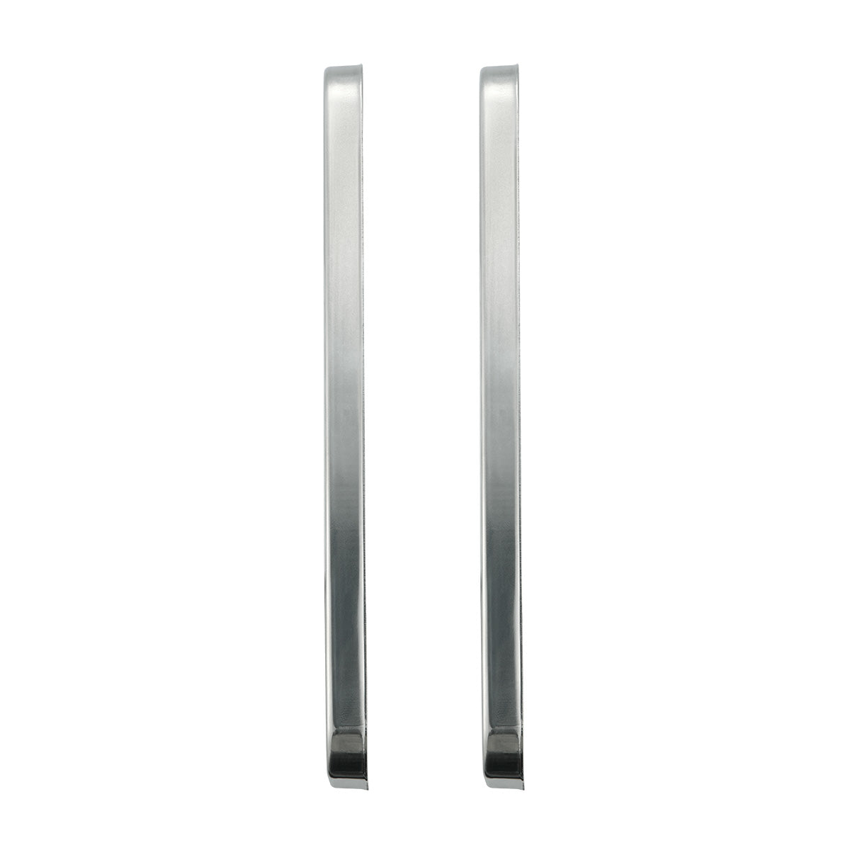 Freightliner Stainless Vent Door Cover - Plain (Card of 2)