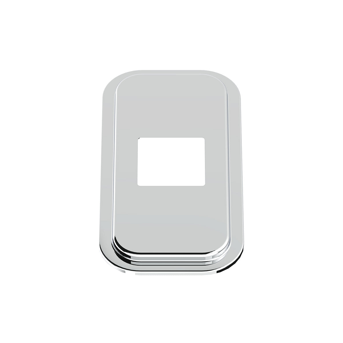 Peterbilt Stainless Steel Shift Plate Cover - 4-7/8" x 4-13/16" Opening