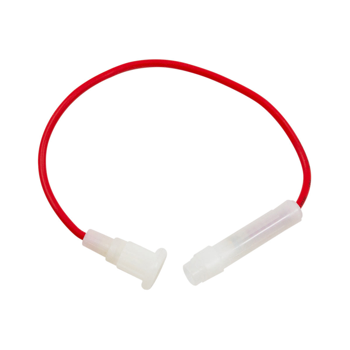 In-Line Glass Fuseholder 16 AWG 6.5" Wire w/ 14 Amp SFE Fuse, 1 Set.