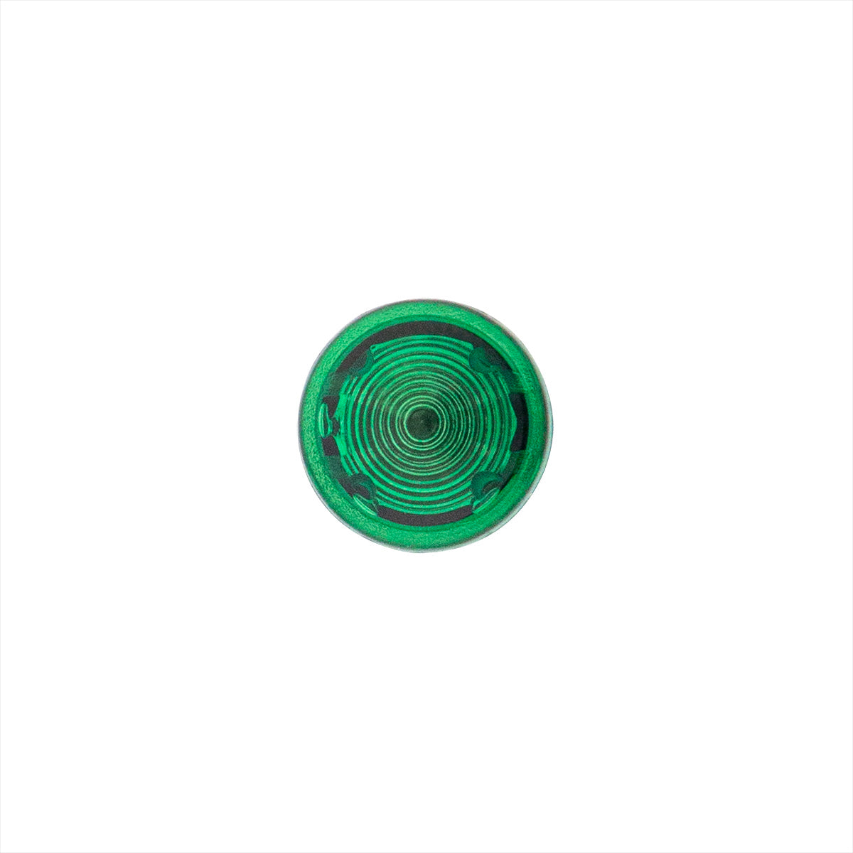 Green Warning Light 16 Amp 12V w/2 Lucar Terminals, 1 Pc.