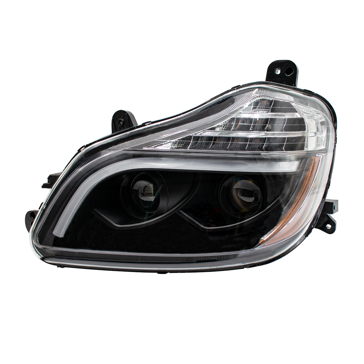 Blackout 8 LED Projection Headlight For 2013-2021 Kenworth T680-Driver