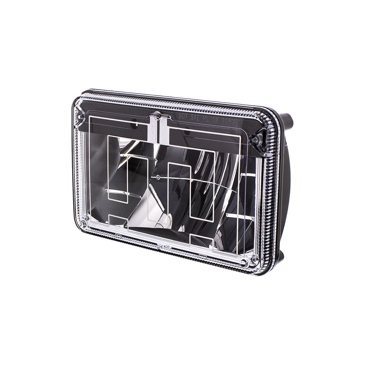 ULTRALIT - Heated 4" X 6" LED Headlight With Polycarbonate Lens & Housing - High Beam
