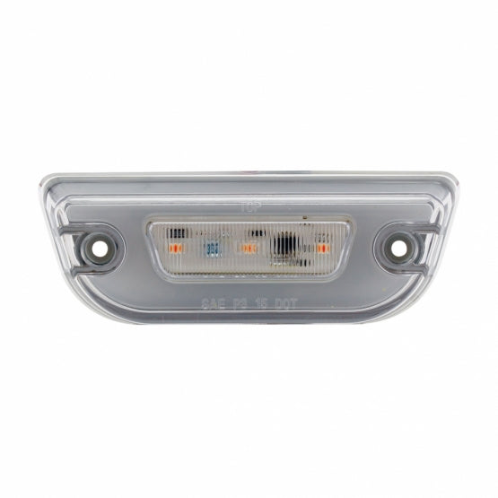 11 LED GloLight Cab Light For Peterbilt 579 & Kenworth T680/T770/T880 - Amber LED/Clear Lens