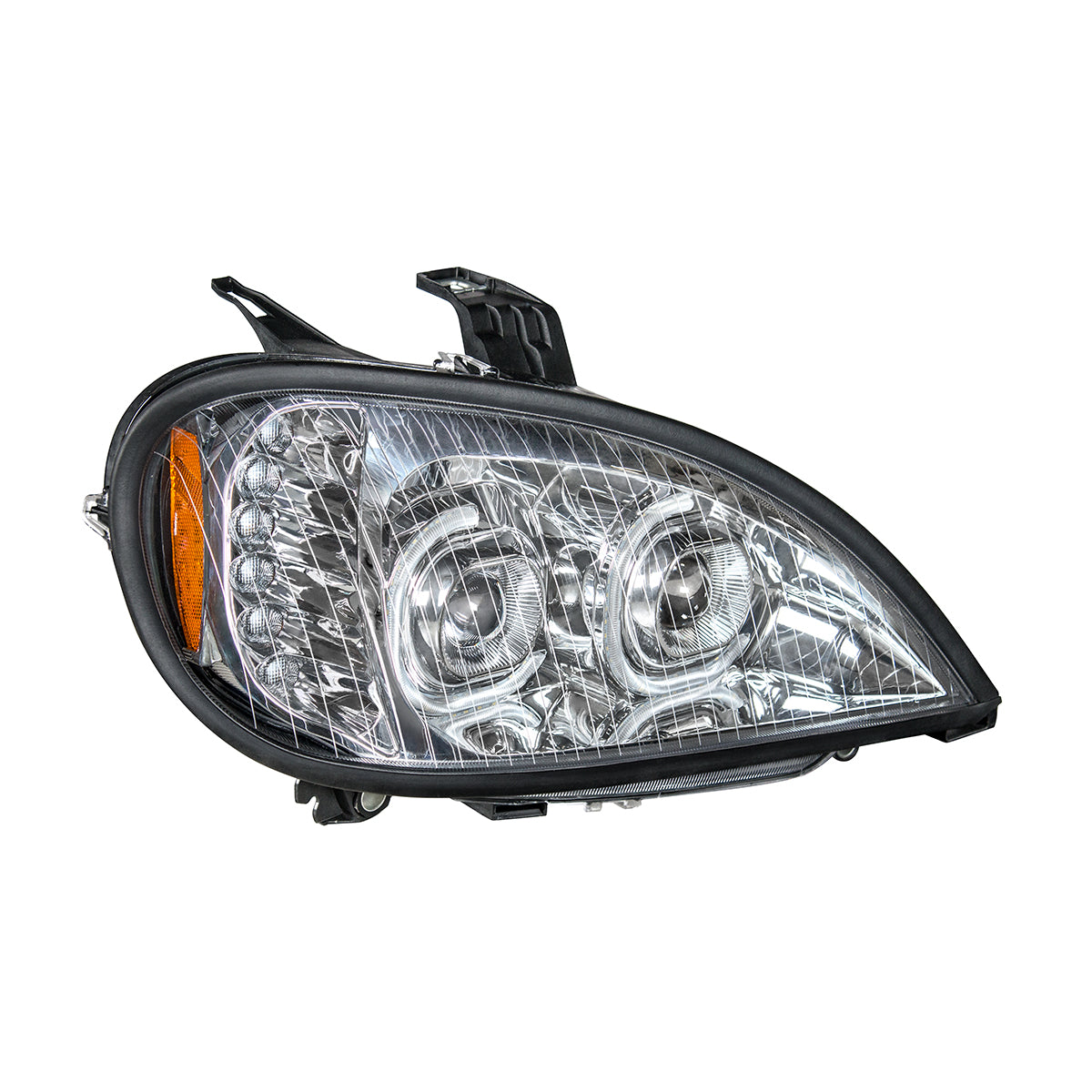 High Power LED Chrome Projection Headlight For 2001-2020 Freightliner Columbia - Passenger