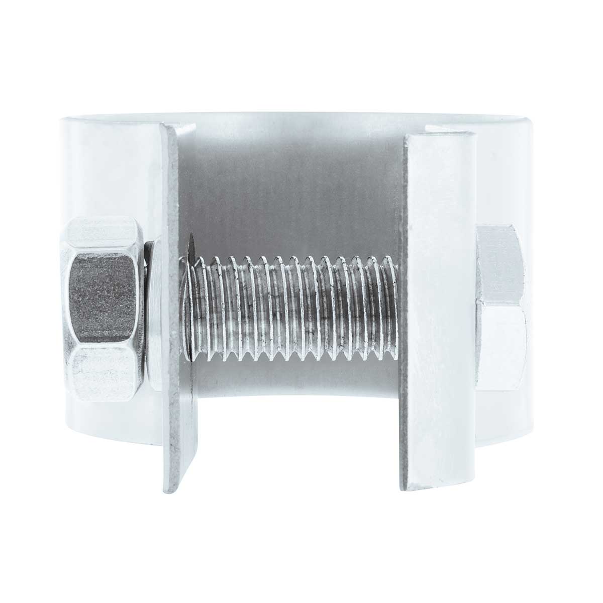 Stainless Steel Quarter Fender 2" Tube Clamp With Hardware
