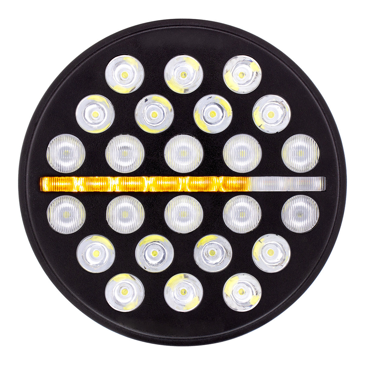 ULTRALIT - 24 High Power LED Circular Light With Dual Color LED Position Light Bar