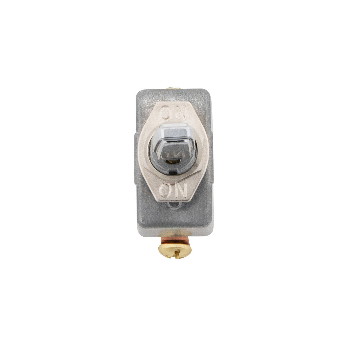All Metal Heavy Duty Toggle w/ 3 Screw Terminals 50 Amp 12V S.P.S.T. On/Off/On 1 Pc.