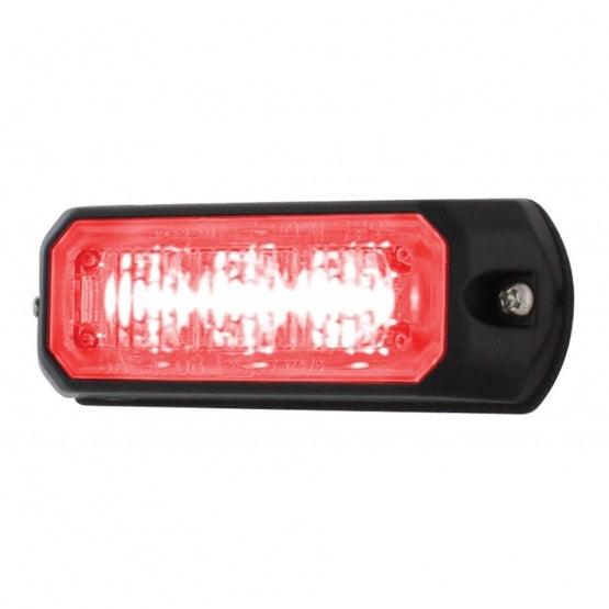 3 LED Mini Warning Light - Red LED (Bulk)