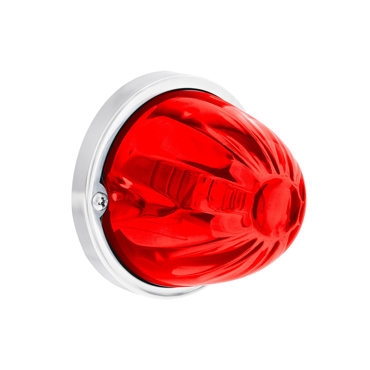 UltraBurst Glass Watermelon Light Flush Mount Kit-Red LED/Red Lens