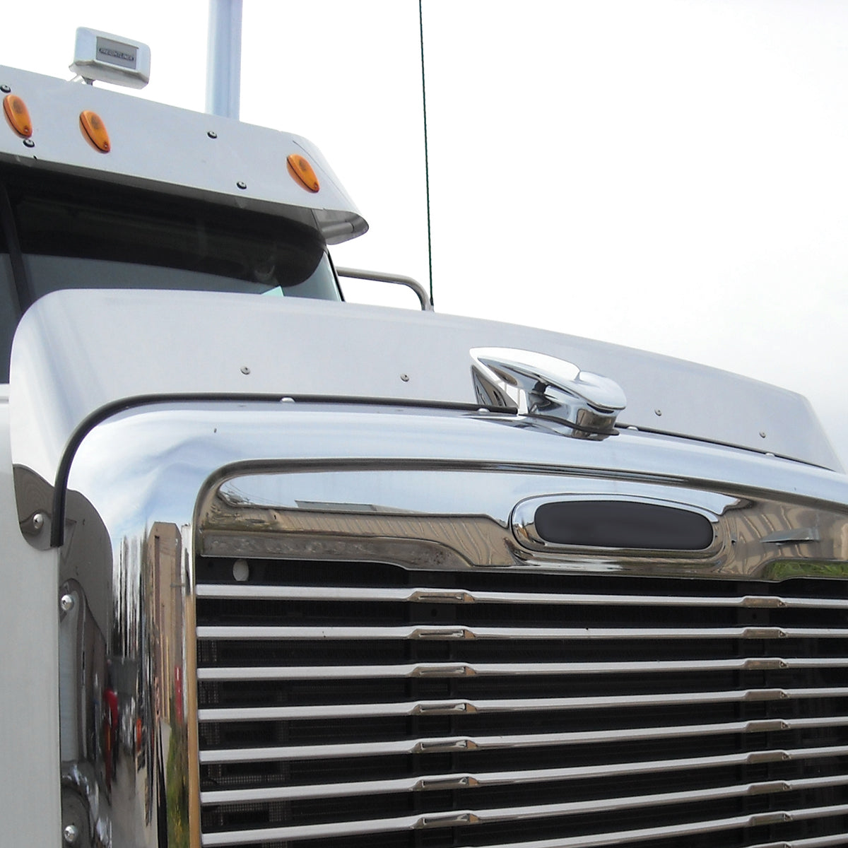 430 Stainless Steel Bug Shield For 2010+ Freightliner Coronado