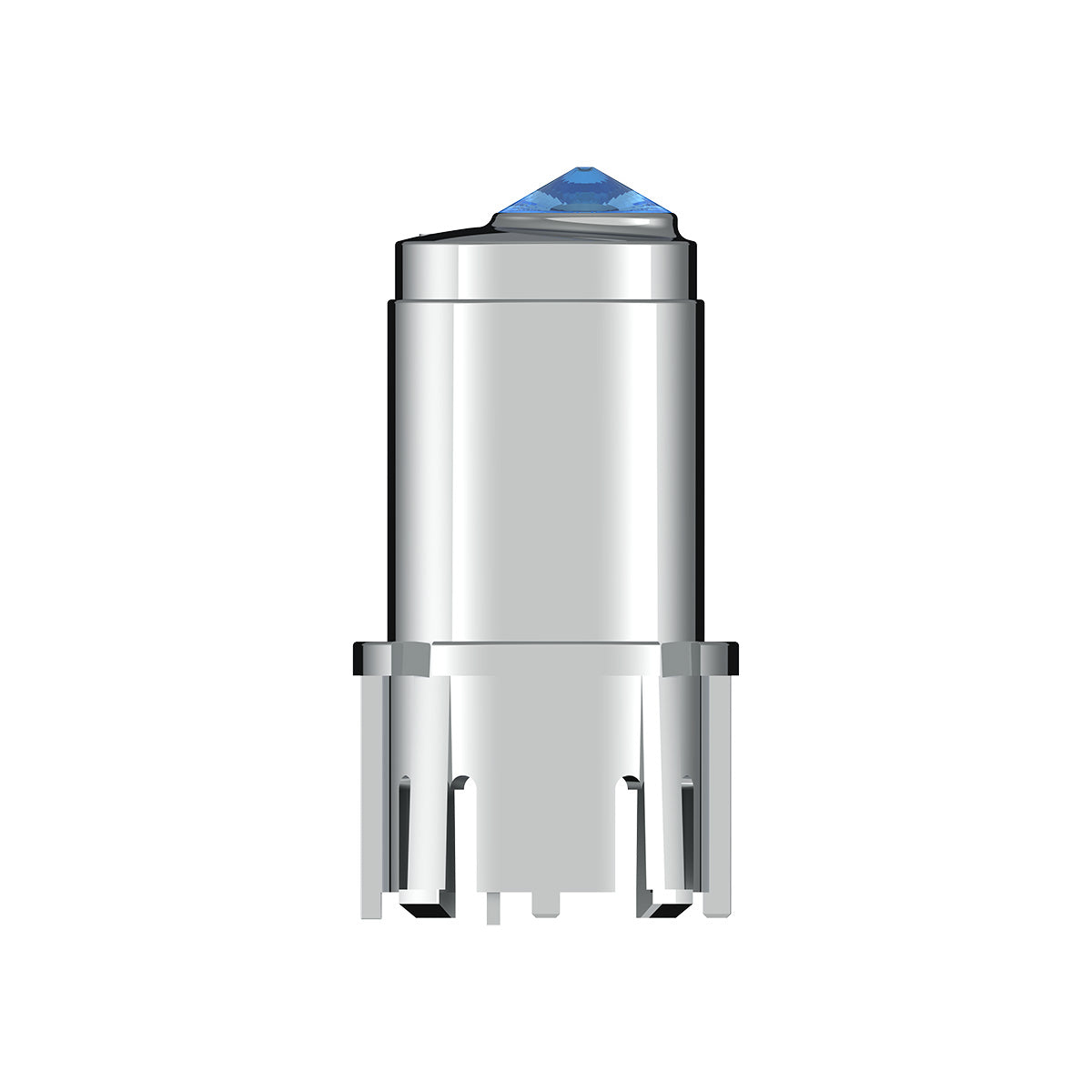Center A/C Control Knob For 2006+ Kenworth - Blue Crystal