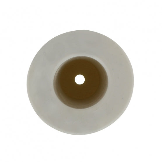 White Motorcycle Rubber Grip Set - 1" or 1-1/8" (25/28mm) (Bulk) (Pair)