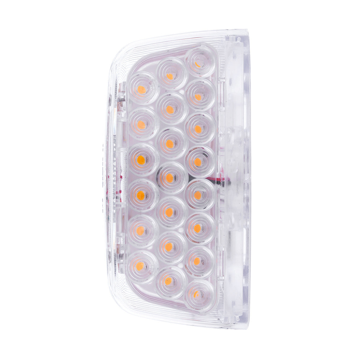 31 LED Turn Signal Light For 1987-2007 Peterbilt 379/378/357 - Amber LED/Clear Lens