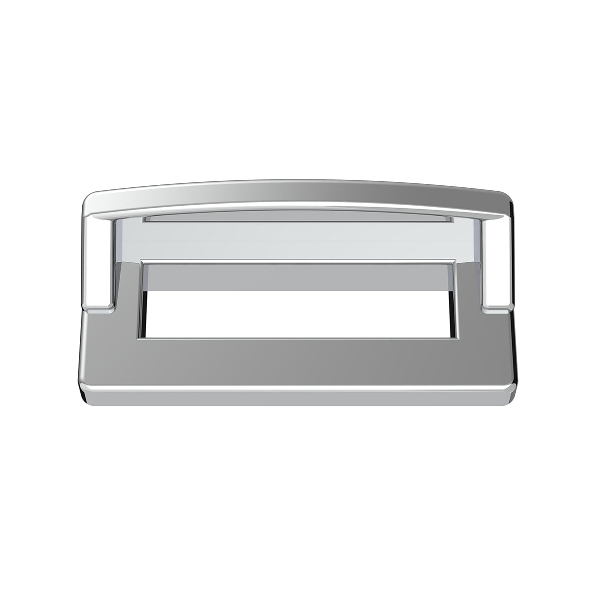 Chrome Plastic Switch Label Covers With Visor For 2001 & Older Peterbilt (6-Pack)