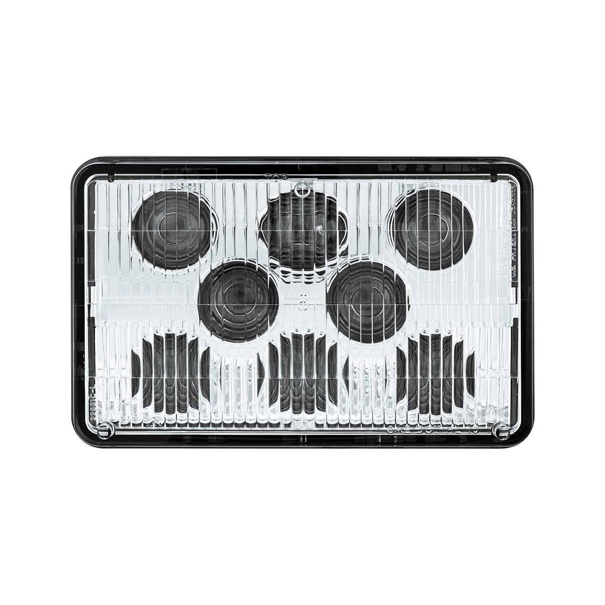 ULTRALIT - 8 High Power LED 4" X 6" Headlight - Low Beam