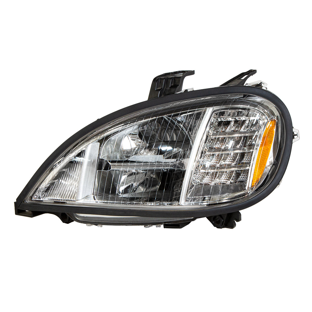Chrome LED Headlight For 2001-2020 Freightliner Columbia - Driver