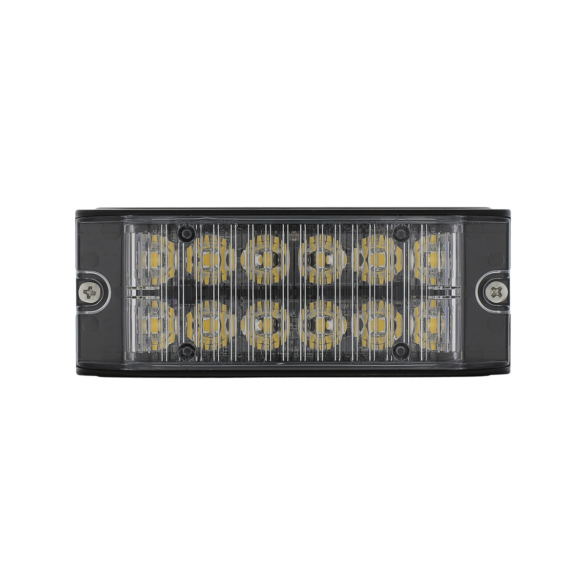 12 High Power LED Low Profile Warning Lighthead - White LED