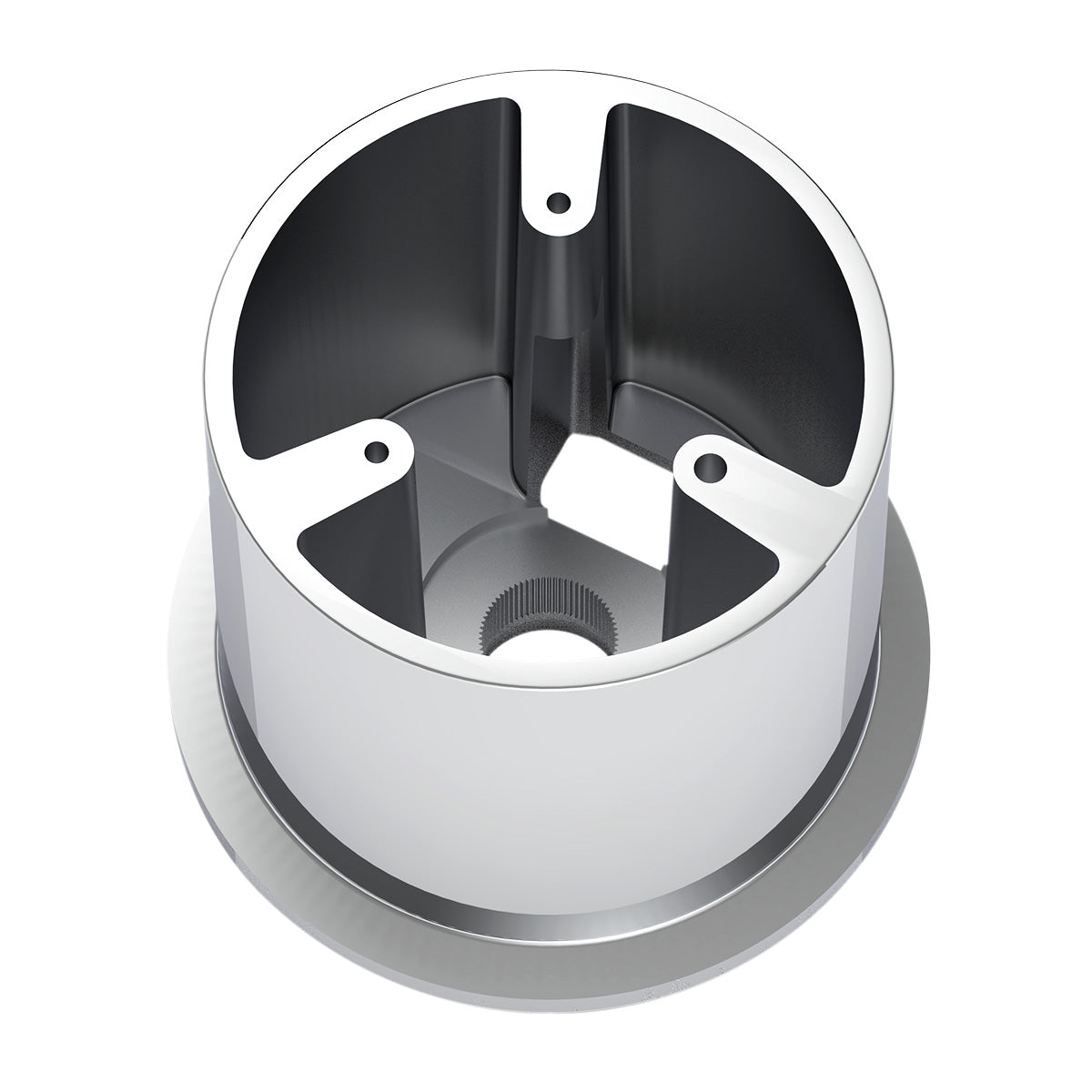 Chrome Steering Wheel Hub For 2007+ Freightliners