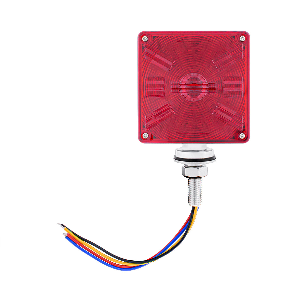 48 LED Competition Series Mini Double Face Light - Amber & Red LED/Amber & Red Lens