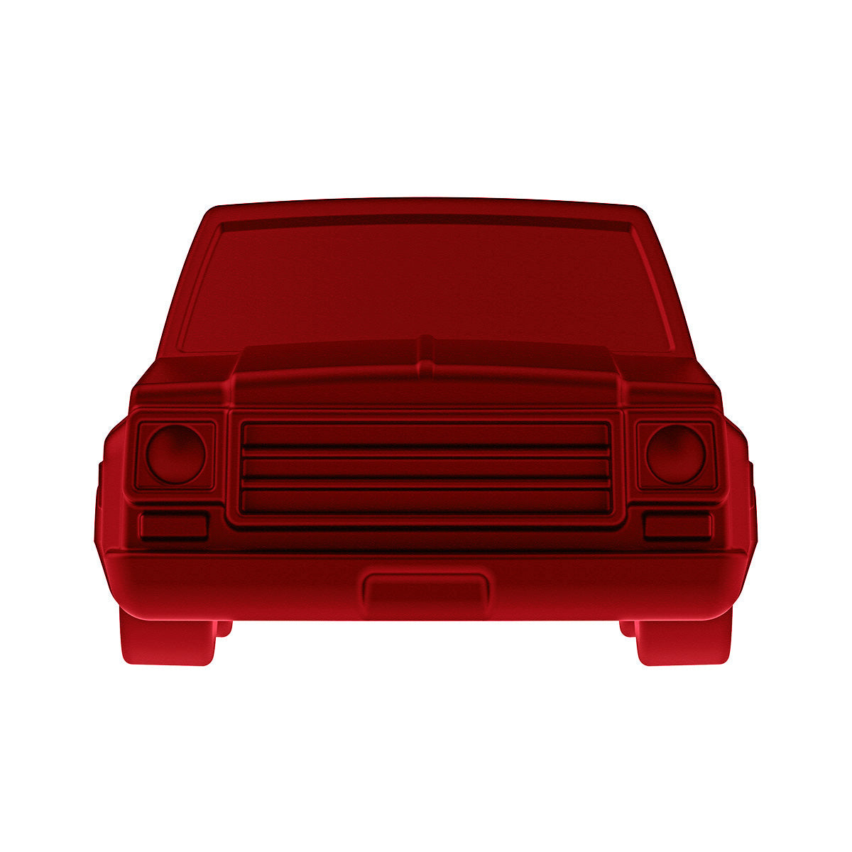 Solid Die-Cast 1973-1987 Chevrolet Truck Style Paper Weight-Candy Red