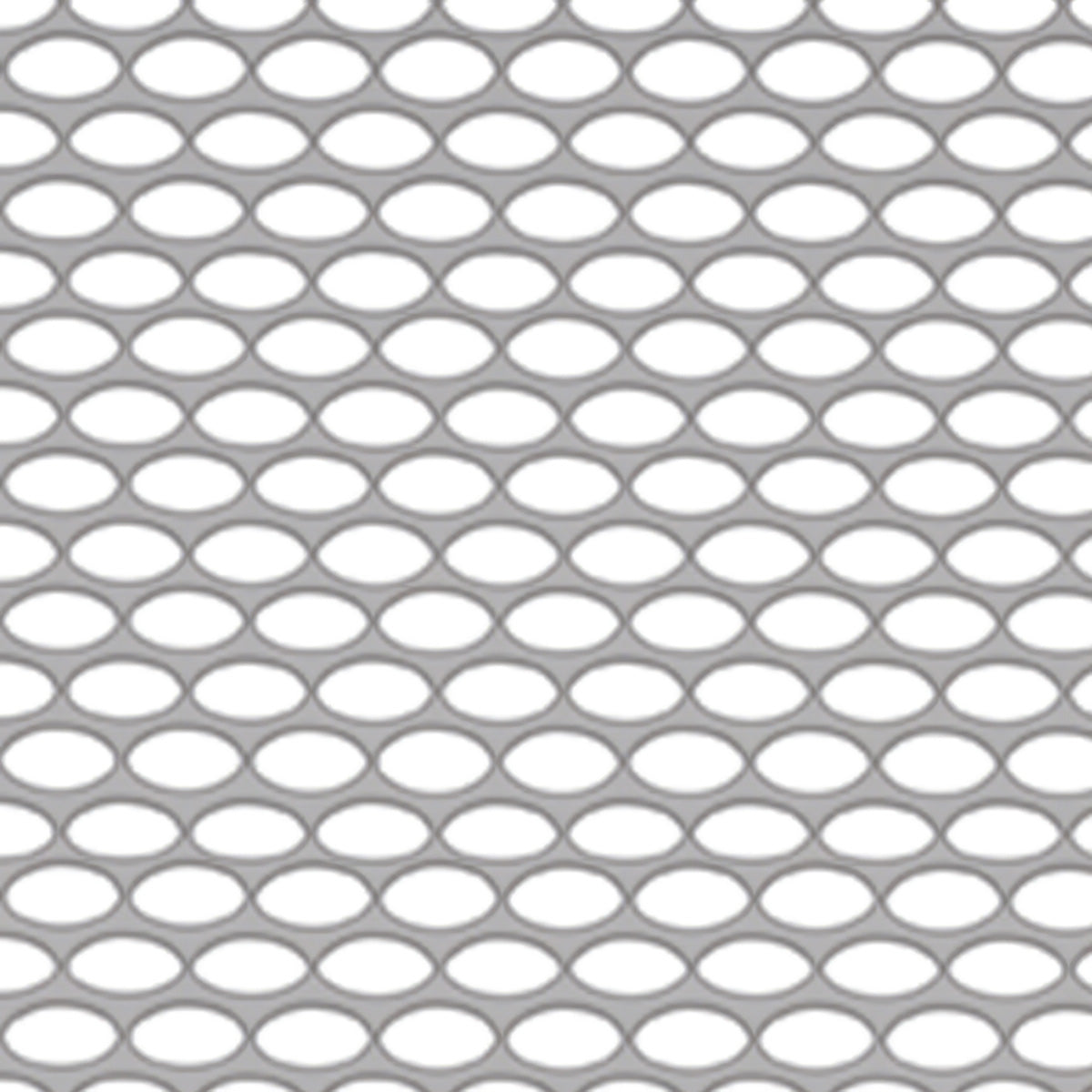304 Stainless Grille Mesh For Peterbilt 379 With Short Hood - Alternating Oval Holes