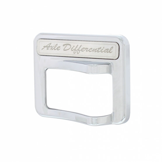 Chrome Rocker Switch Cover For Peterbilt 579 (2013-2019) & 567 (2014-2018)- Axle Differential