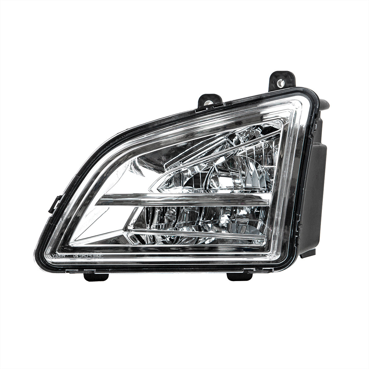 Chrome LED Driving & Fog Light For 2018-2024 Volvo VNL - Driver -Competition Series