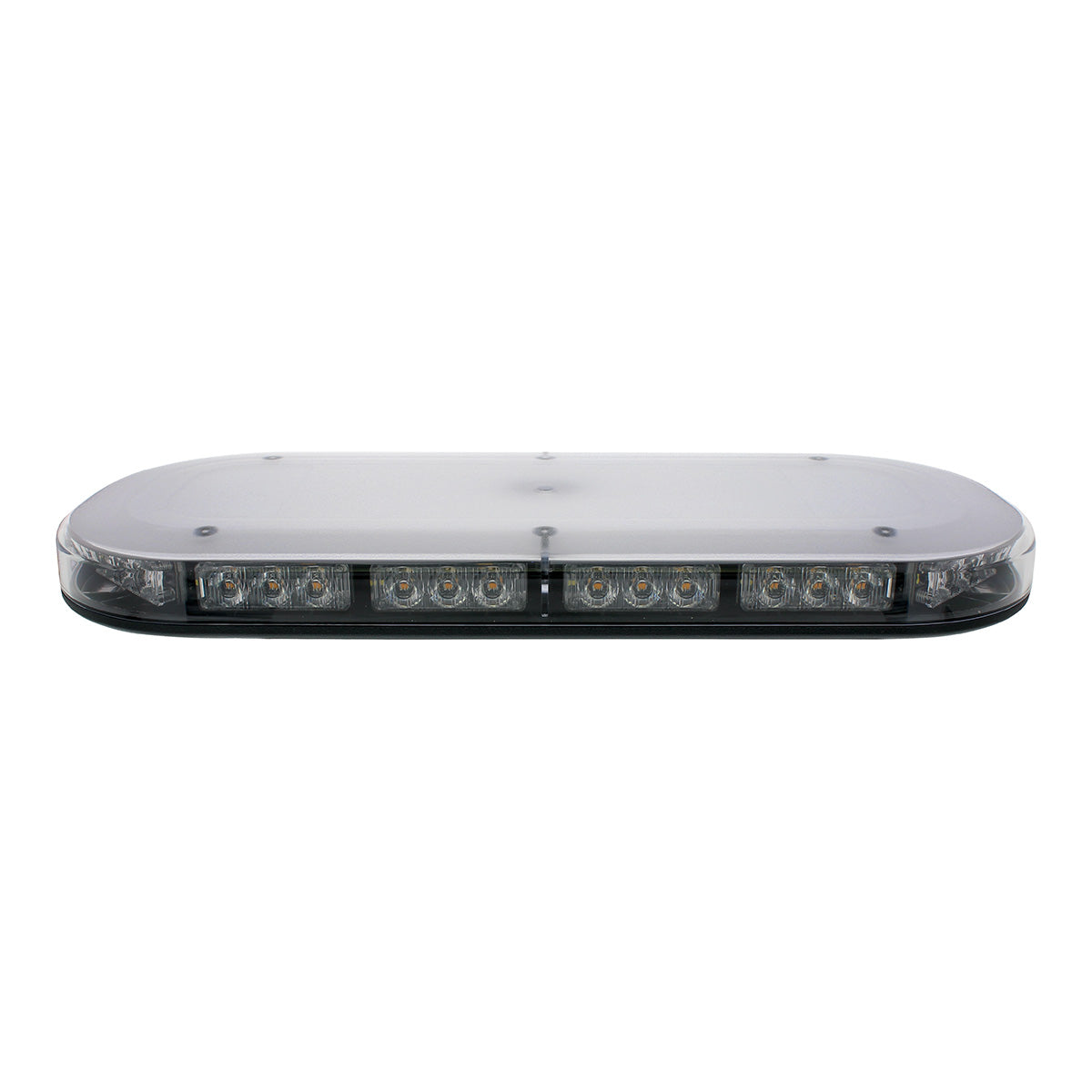 42 High Power LED Micro Warning Light Bar With Clear Lens - Magnet Mount