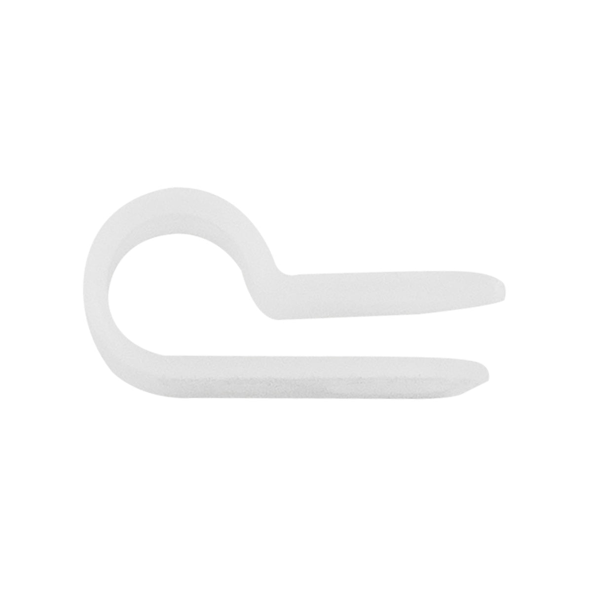 1/4" I.D. Natural Nylon Cable Clamps (25-Pack)