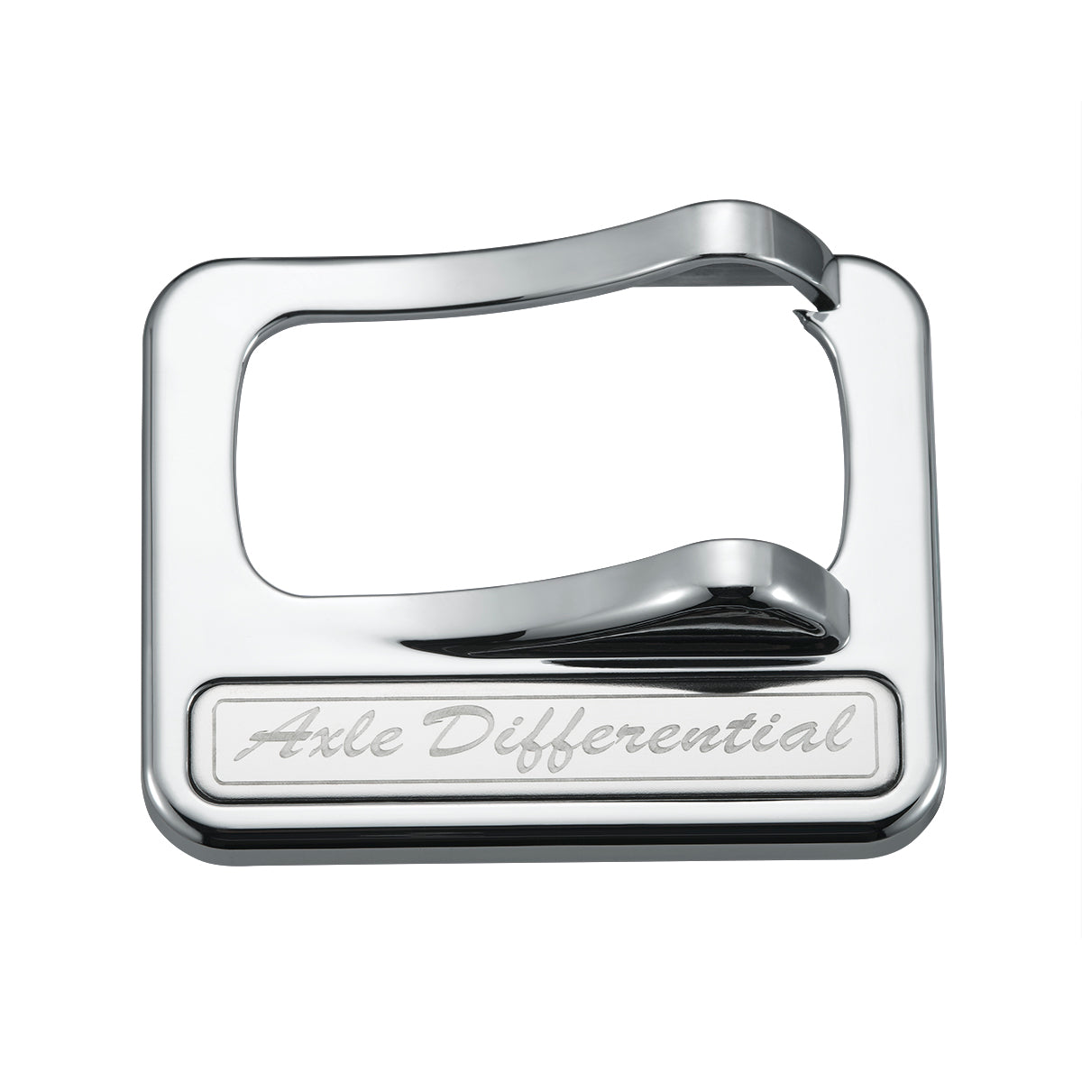 Chrome Plastic Rocker Switch Cover With Stainless Plaque For Peterbilt - Axle Differential