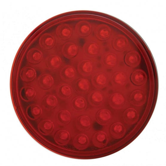 36 LED 4" Round Light (Stop, Turn & Tail) - Red/Red Lens (Bulk)