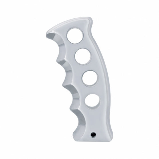 Gatling Style Pistol Grip Gearshift Knob - Chrome