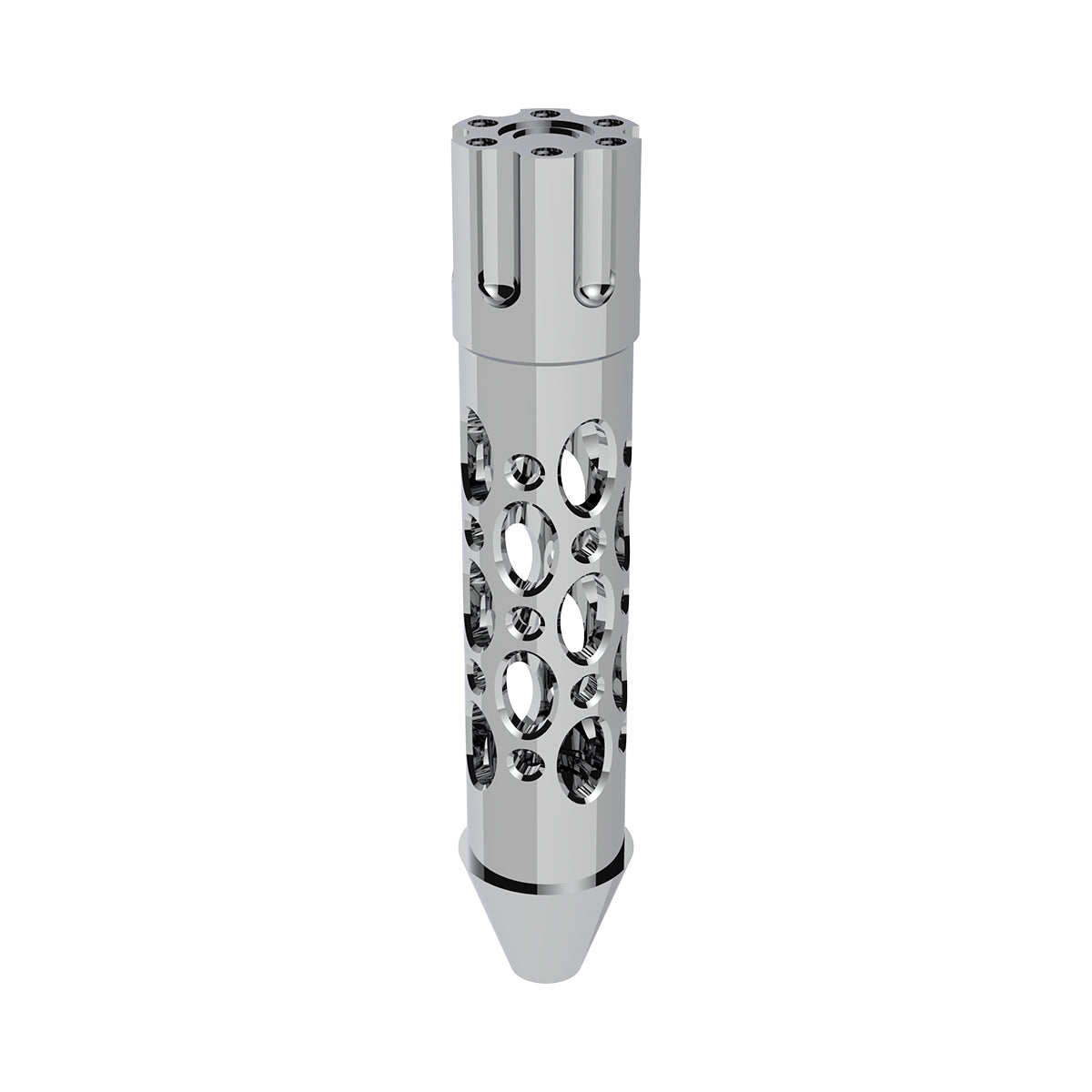Austin Style Grip Handle With Beer Tap Adapter - Chrome