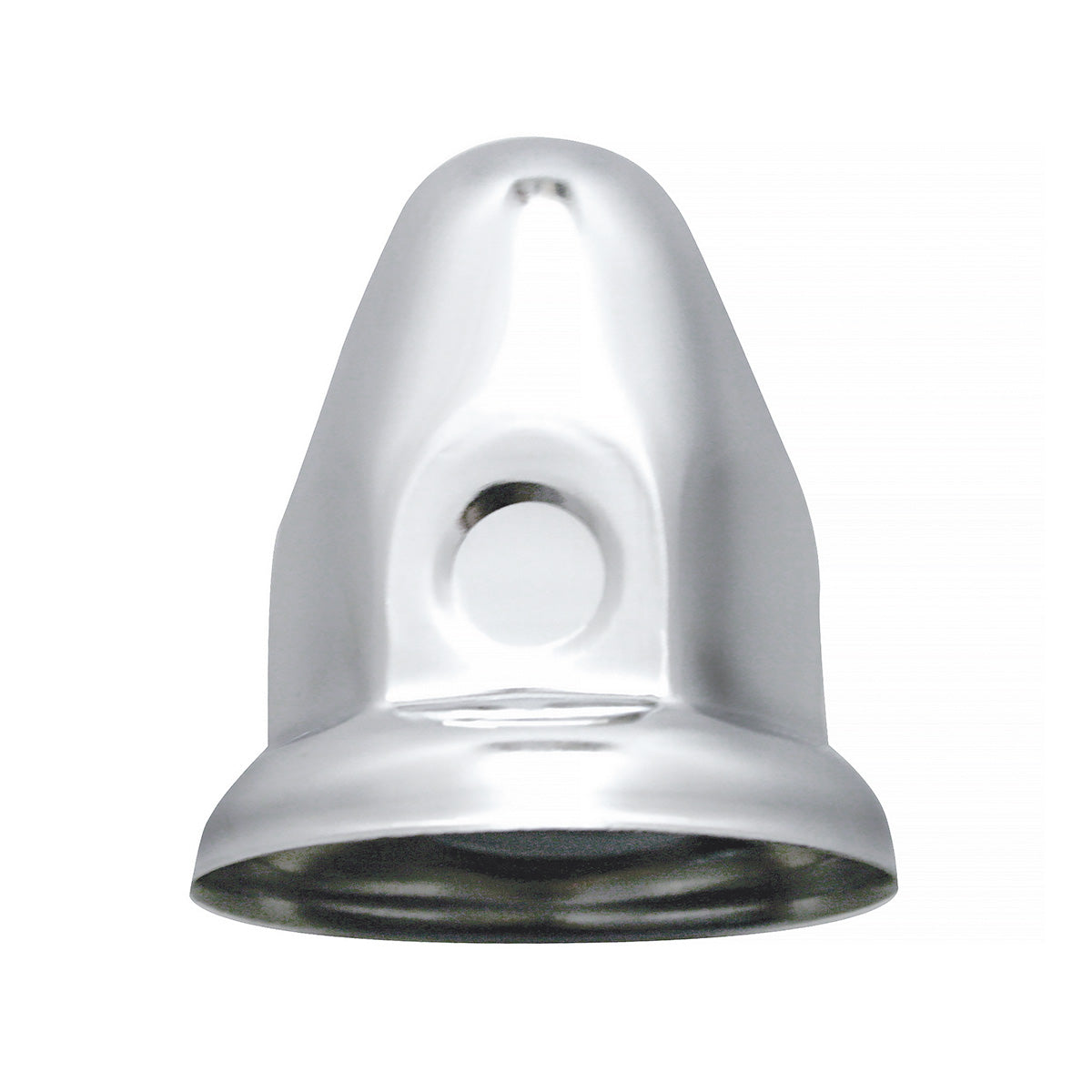 33mm X 2-1/8" Chrome Steel Bullet Nut Cover With Flange