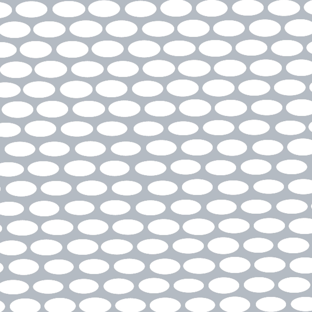 304 Stainless Grille Mesh For Peterbilt 379 With Extended Hood - Alternating Oval Holes