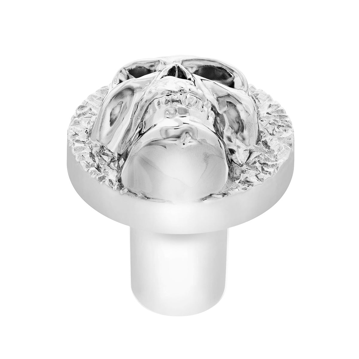 1/2"-13 Thread-On Skull Shift Knob - Chrome