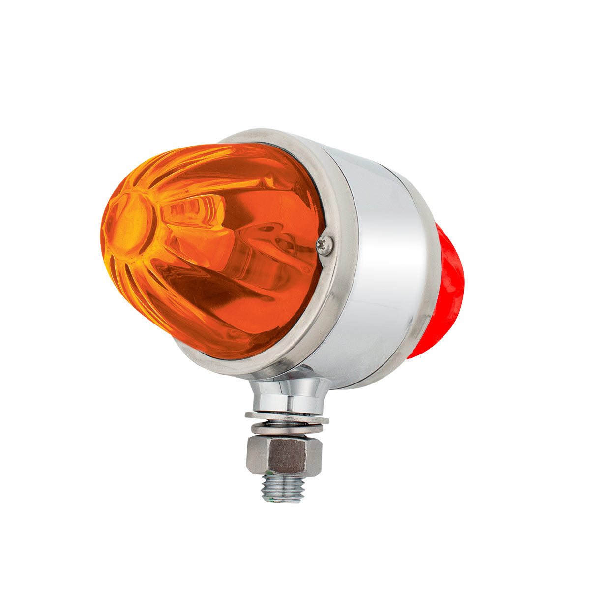 UltraBurst Chrome Double Face Glass Watermelon Light-Amber & Red LED/Amber & Red Lens