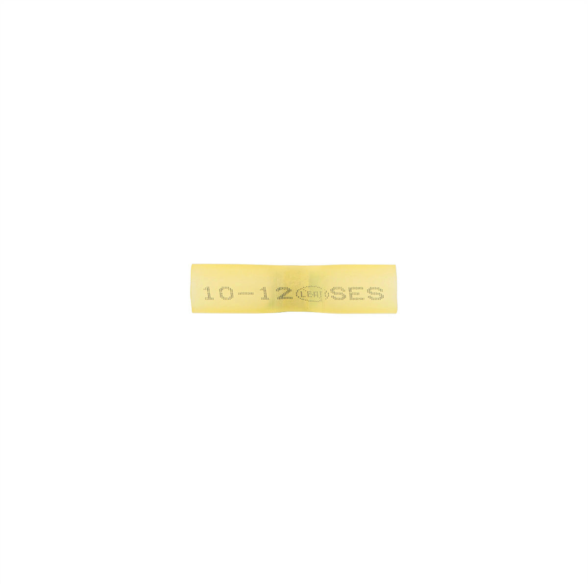 12-10 AWG SS Heat Shrink Butt Connector - Yellow (4-Pack)