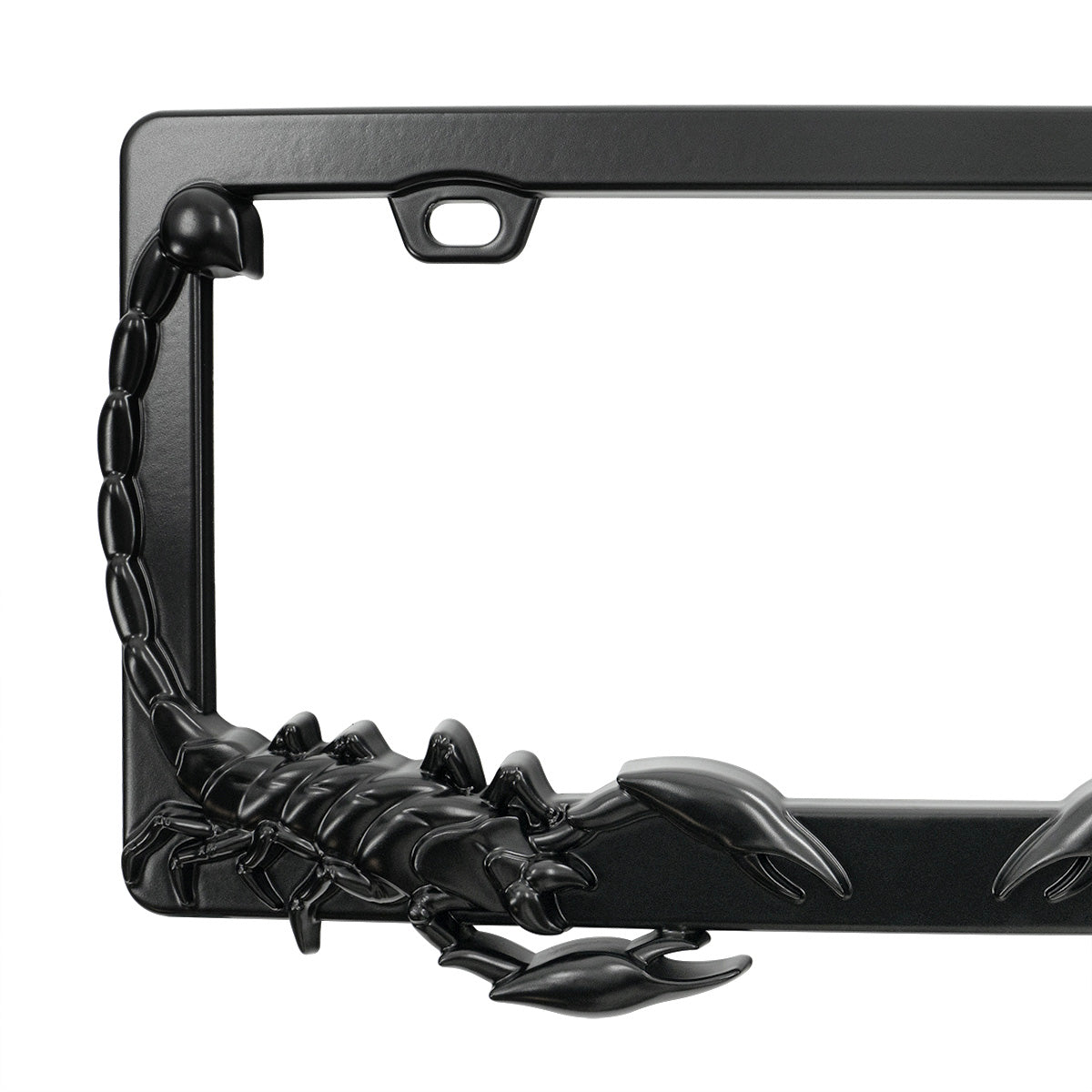 Scorpion License Plate Frame - Black
