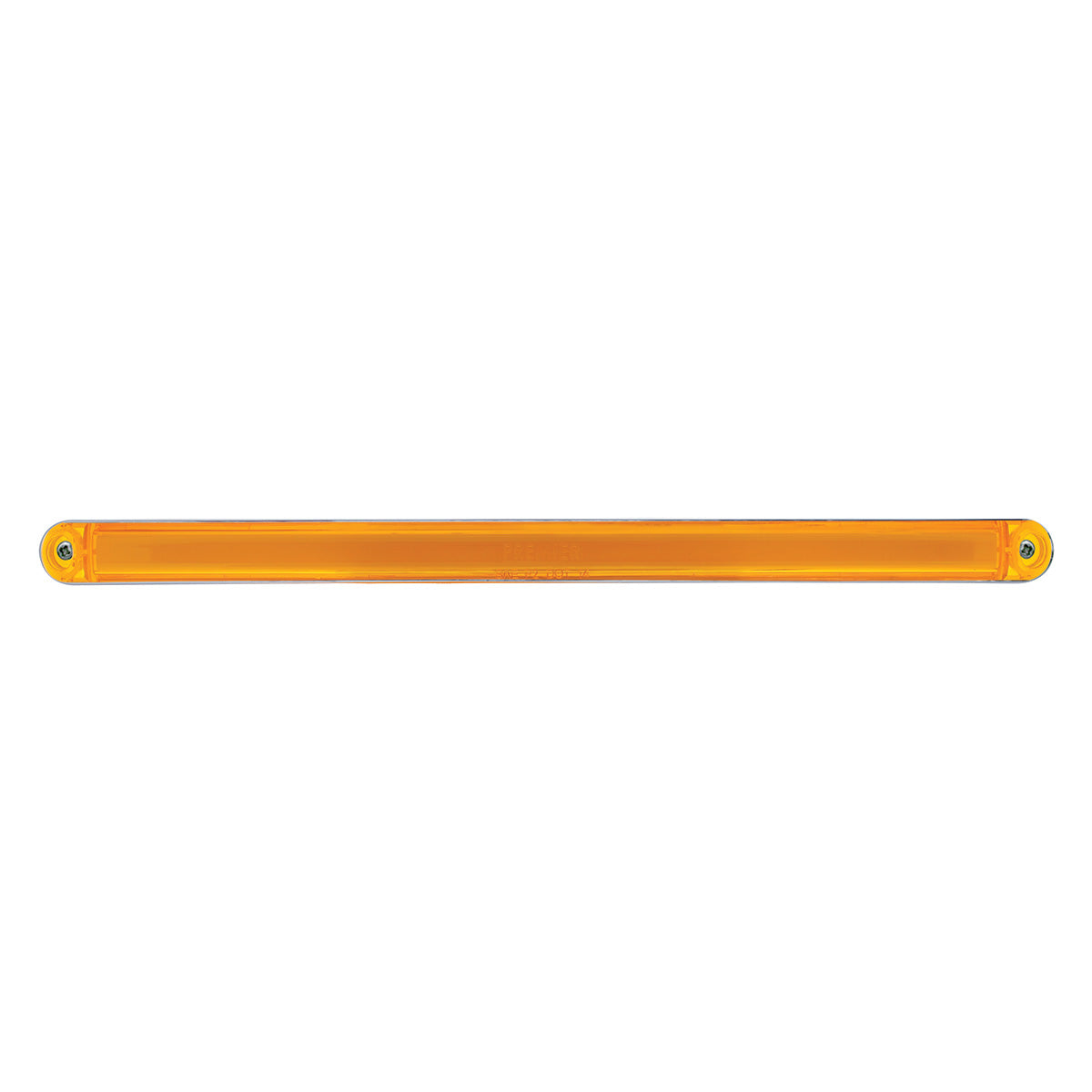 24 LED Dual Function 12" GloLight Bar With Bezel - Amber LED/Amber Lens