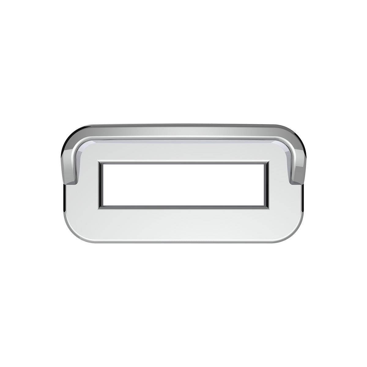 Chrome Plastic Toggle Switch Label Cover With Visor For 2002+ Peterbilt (Card Of 6)