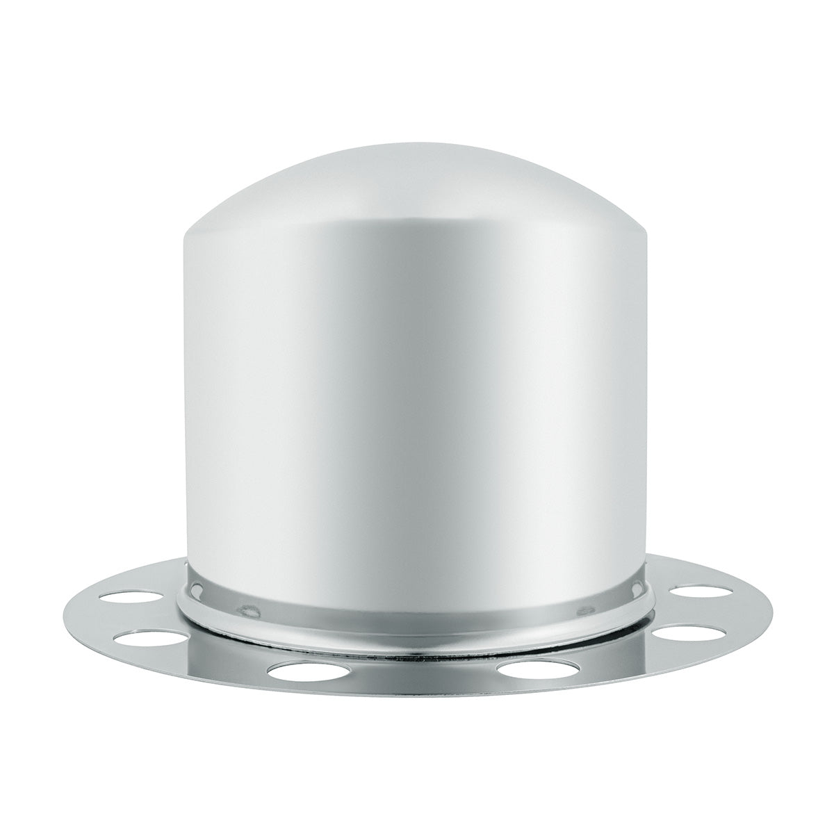 Chrome Dome Rear Axle Cover 2PC Kit For 33mm Nut Cover - Steel/Aluminum Wheel (10 Hole)